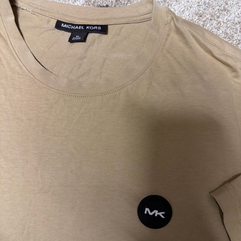 Michael Kors Beige Short Sleeve Tee